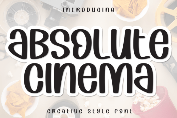 Absolute Cinema: A Handwritten Display Font That Delights on Screen