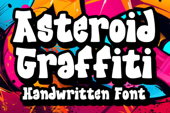 Asteroid Graffiti: A Bold Display Font for Memorable Branding