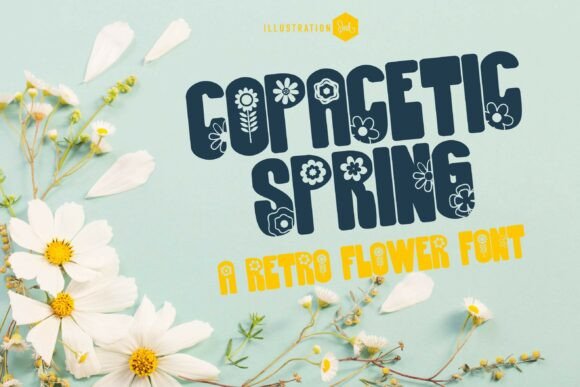Copacetic Spring Family: A Retro Display Font for Brand Personality