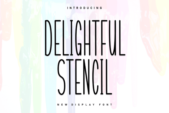 Delightful Stencil: A Handwritten Display Font That Builds Connection