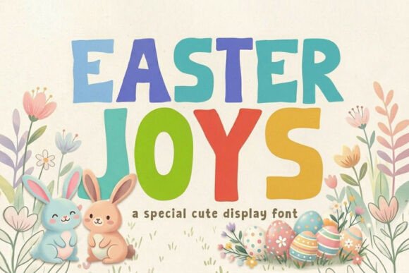 Easter Joys: A Playful Display Font for Digital Brand Moments