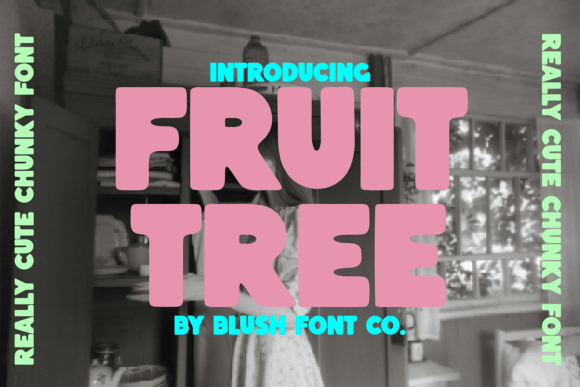 Fruit Tree: A Bold Display Font for Digital Brand Impact