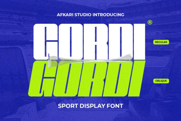 Gordi Display Font for Handmade Labels & Craft Projects