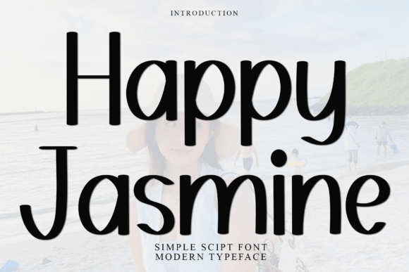 Happy Jasmine: A Display Font That Makes Your Brand Feel Warm & Intentional