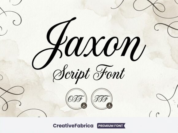 Jaxon: A Standout Display Font for Small Business Branding