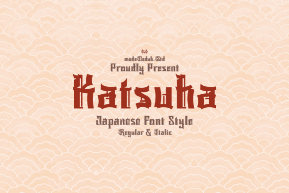 Katsuha Font: A Bold, Distinctive Display Typeface for Small Businesses