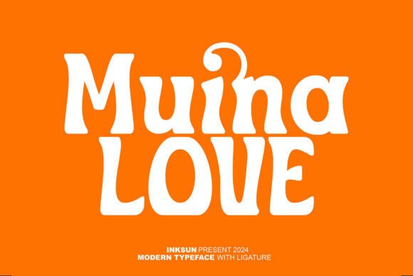 Muina Love: A Playful Display Font with Heart