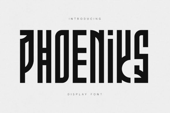 Phoeniks: A Display Font That Builds Brand Identity Through Negative Space