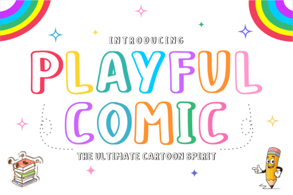 Playful Comic: A Bold Display Font for Campaign Energy
