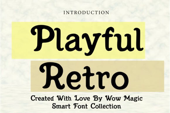 Playful Retro: A Vintage Display Font with Editorial Warmth