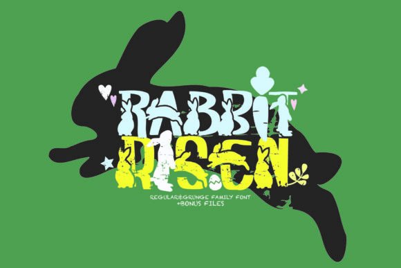 Rabbit Risen: A Playful Display Font That Elevates Spring Branding
