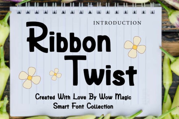 Ribbon Twist: A Playful Display Font That Feels Handmade, Not Hokey