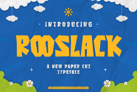 Rooslack: A Display Typeface That Makes Your Headlines Pop