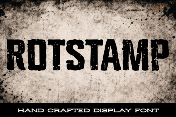 Rotstamp: A Display Font with Grit and Grace