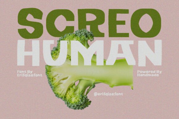Screo Human: A Display Font for Human-Centered Editorial Design
