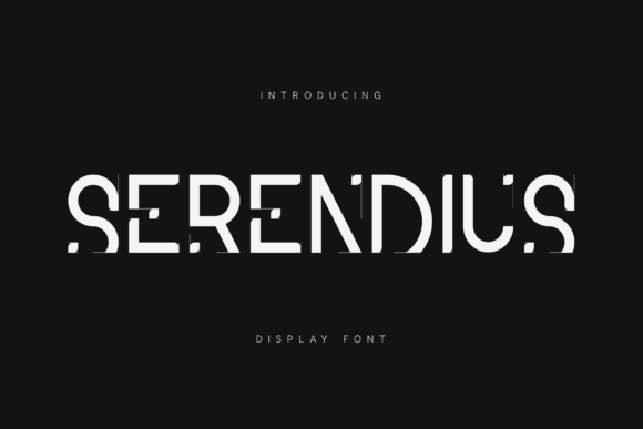 Serendius: A Bold Display Font That Elevates Digital Branding