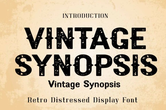 Vintage Synopsis: A Display Font That Adds Character to Real Business Branding